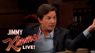 Michael J. Fox Tries On His Self-Lacing Nike Mags for Jimmy Kimmel
